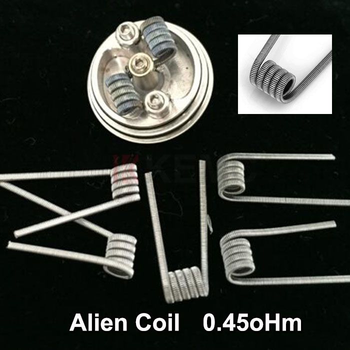 Alien clapton Coils for DIY RDA RBA Prebuilt Atomizer