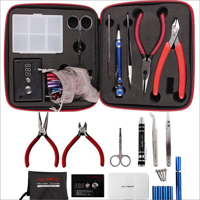 Coil Master V2 Kit DIY Tool Bag Coil Winder For RDA RBA Atomizer eCigs