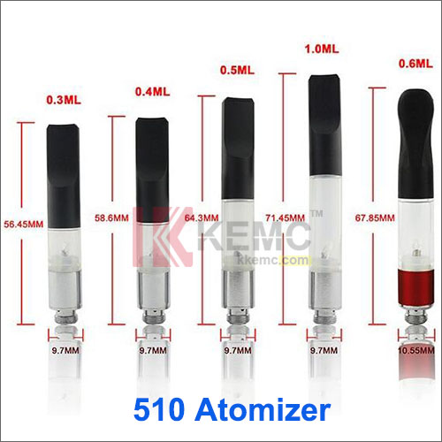 510 clear atomizer for 510 battery